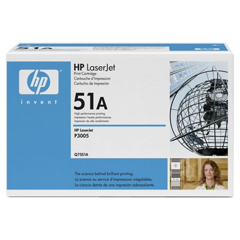 Image of Hp Q7551a Laser Toner Cartridge - Black