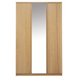 Maddox Triple Wardrobe, Oak Veneer