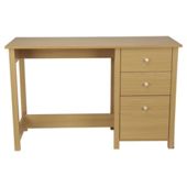 Milton Desk, Oak Effect Finish