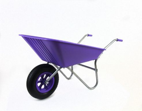Image of Bullbarrow Picador Plastic Wheelbarrow - Purple