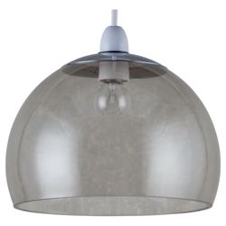 Tesco Lighting Bobble Glass Pendant Smoky
