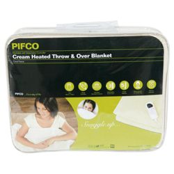 Pifco Cream Heated Throw