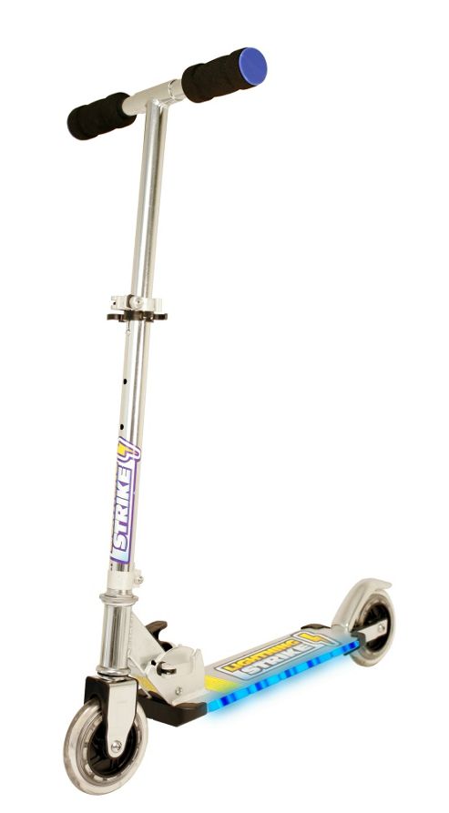 Image of Ozbozz Lightning Strike 2-wheel Scooter Blue