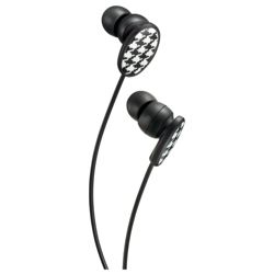 JVC Fashionista In-ear headphones - Houndstooth