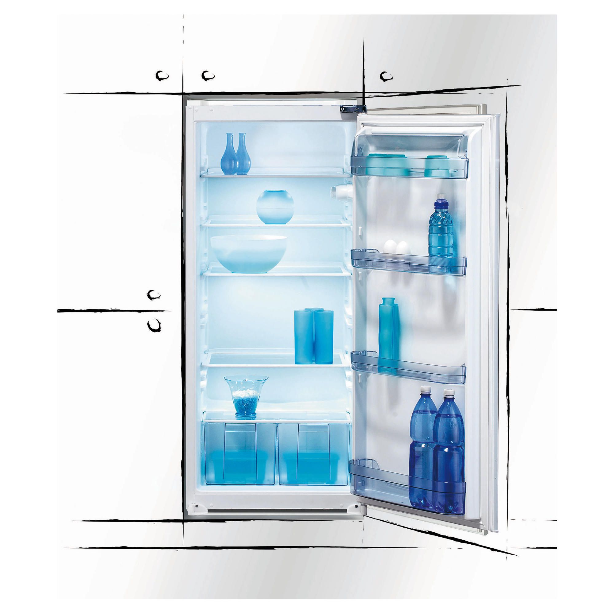 Baumatic BR200.3A Built-in Larder Fridge