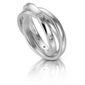 Sterling Silver Cubic Ziconia Russian Ring, Small