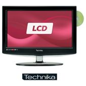 Technika 22-228 21.6 inch Widescreen HD Ready LCD TV DVD Combi with Freeview & USB Player