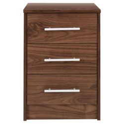 Kendal Bedside Chest, Walnut-Effect