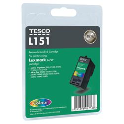 Tesco L15 Colour Printer Ink Cartridge (Compatible with printers using Lexmark 24/29 cartridge)