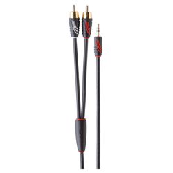 QED 5.0m Jack to Phono (3.5mm to RCA) Cable