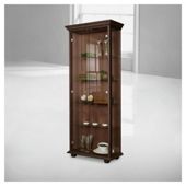 Henley 2 Door Display Cabinet, Wenge-effect