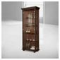 Henley 2 Door Display Cabinet, Wenge-effect