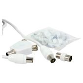 Tesco 10.0m Aerial Male to Male Cable Kit