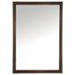 Basic Mirror - Dark Wood Effect 84x57cm