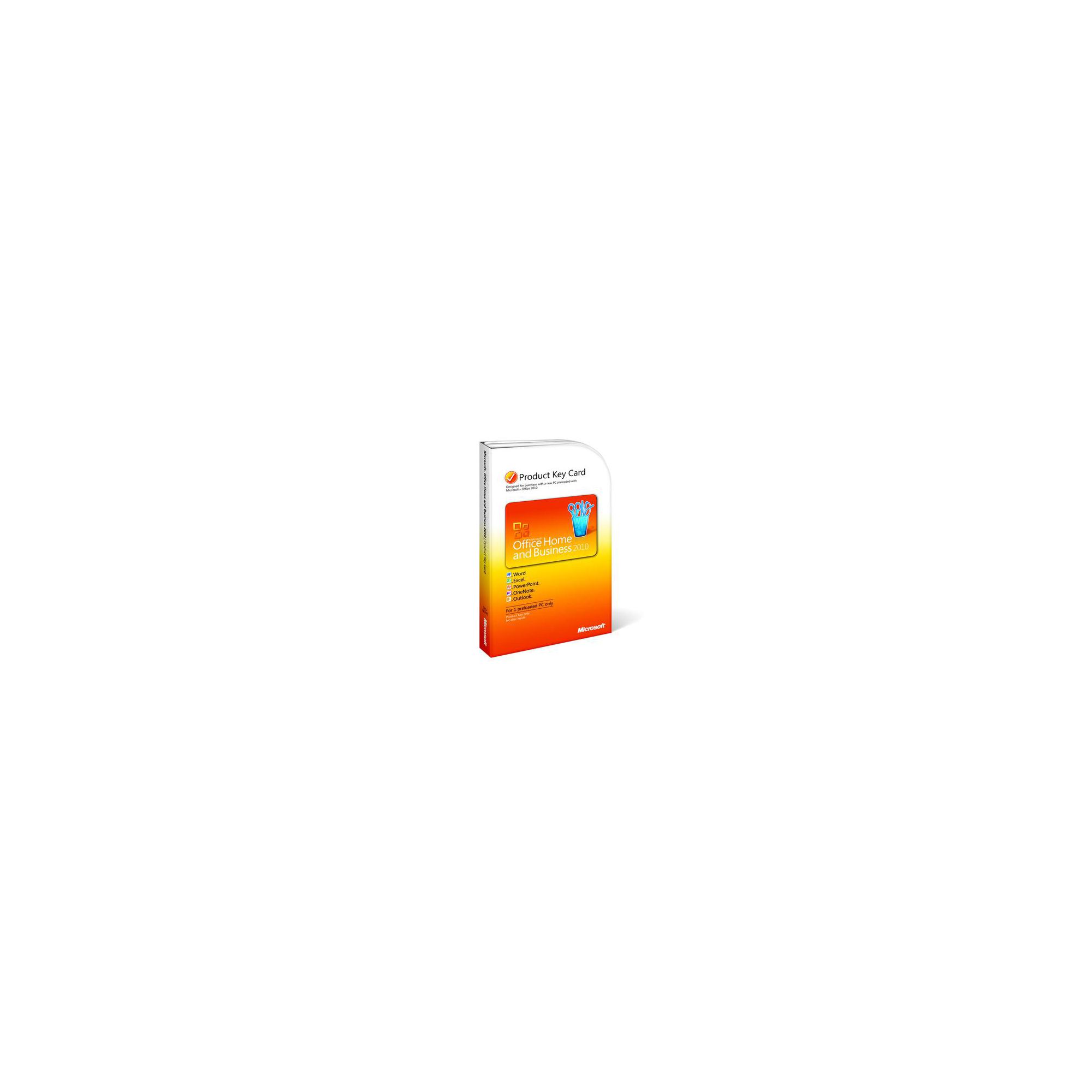 Microsoft Office 2010 Home and Business 1 User (Product Key Card)
