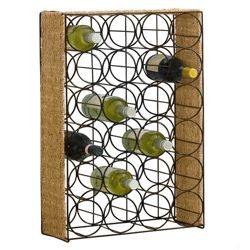 Tesco Seagrass Wine Rack - 24 Bottles