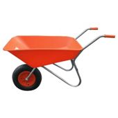 Threeway Bull Barrow Picador Plastic Wheelbarrow - Orange