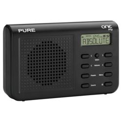 PURE ONE Mi Portable DAB/FM Radio, Black