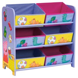 Peppa Pig 6 Bin Storage