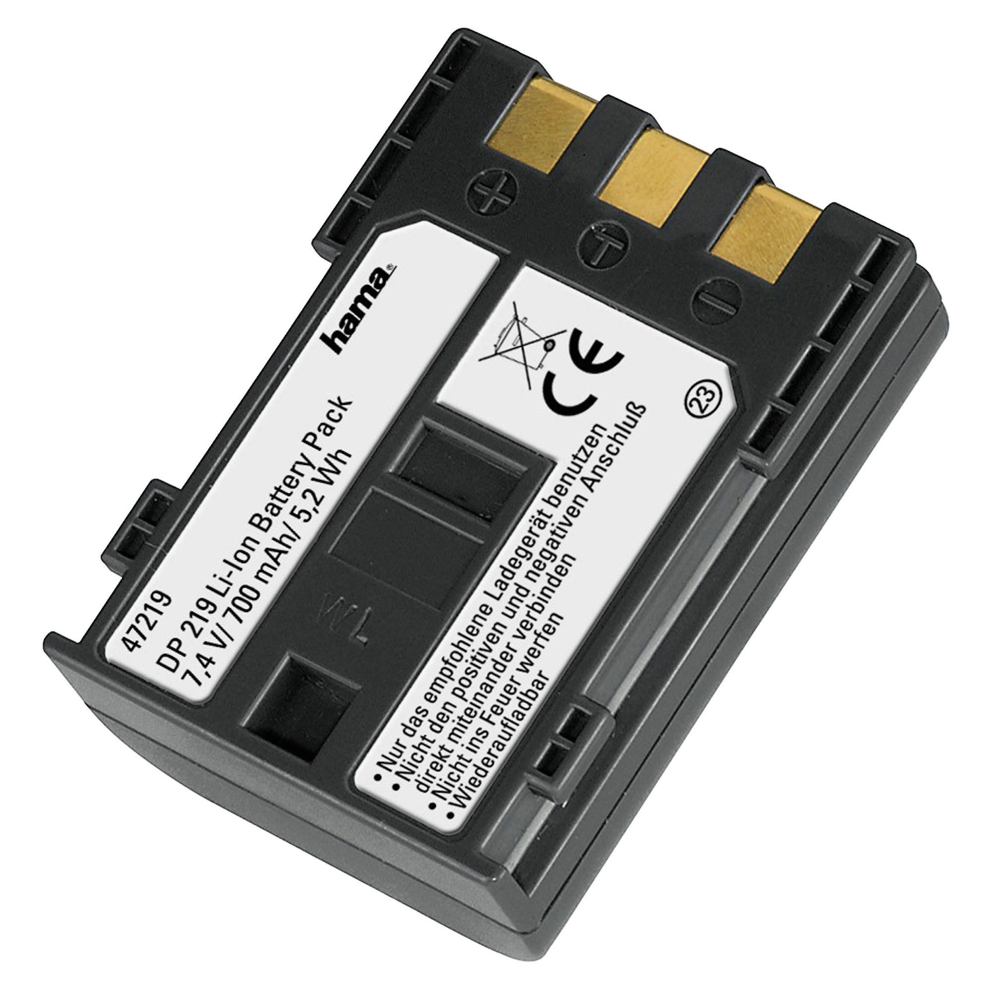 Hama Digital Li-Ion Battery DP-219 for Canon (Equivalent to Canon NB-2L battery)