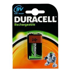Duracell 15036495 NiMH 170mAh 9V Rechargeable Battery