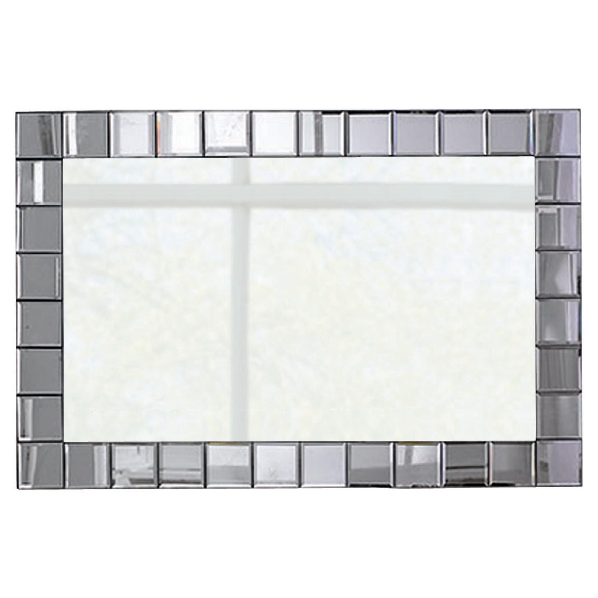 Bronze glass bevel mirror 60x90cm