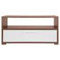 Como Coffee Table, Walnut & White