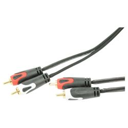 Technika 1.2m Phono / RCA to Phono / RCA Male to Male Audio Cable`