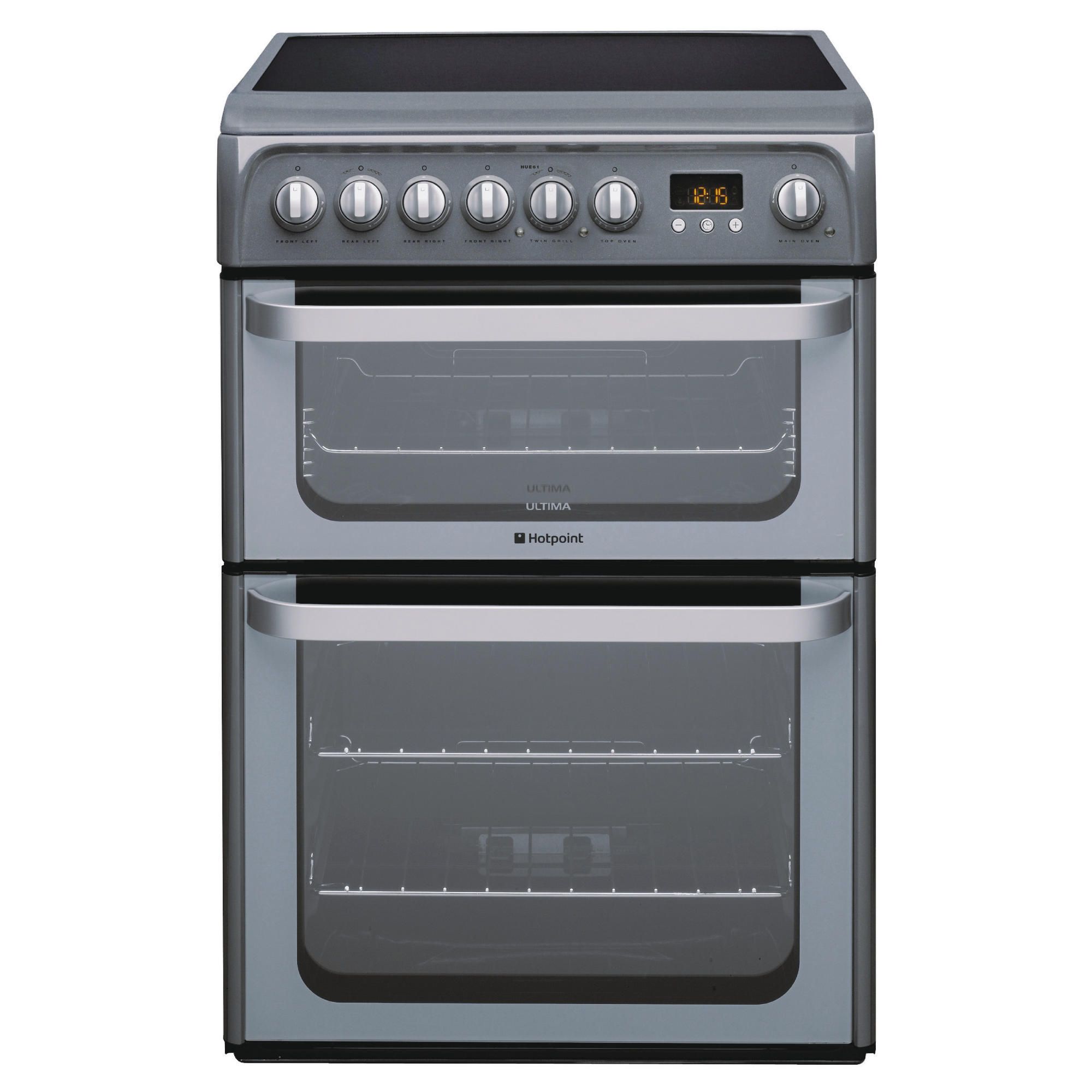 Hotpoint HUE61G Graphite Electric Cooker at Tesco Direct