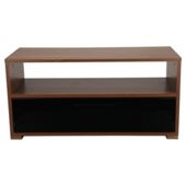 Como Coffee Table, Walnut & Black