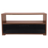 Como Coffee Table, Walnut & Black