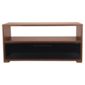 Como Coffee Table, Walnut & Black