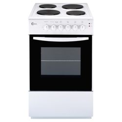 Flavel FSE50W 50cm White Single Electric Cooker
