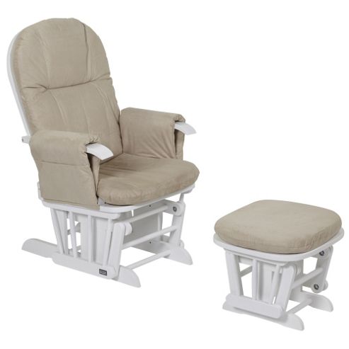 Image of Tutti Bambini Gc35 Glider Chair & Stool, White