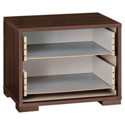 Modular Bedside Chest Frame, Walnut-Effect