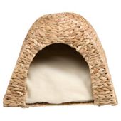 Domed water hyacinth pet bed