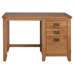 Ascot 2 Drawers Desk, Oak