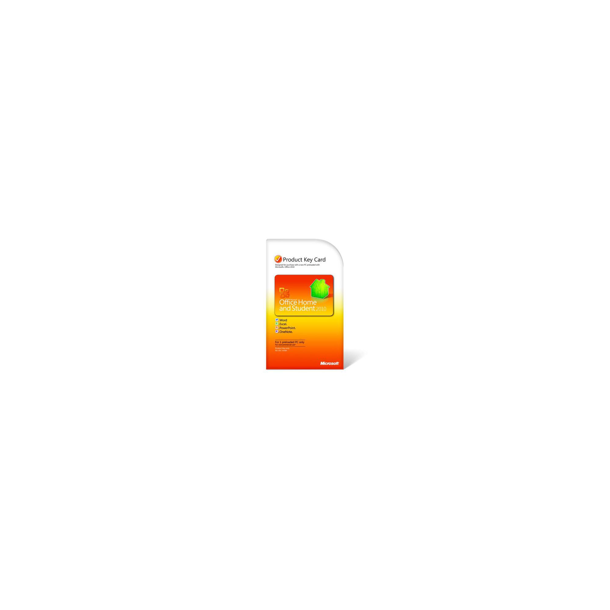 Microsoft Office 2010 Home and Student 1 User (Product Key Card)