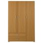 Fresno Triple Wardrobe, Oak-Effect