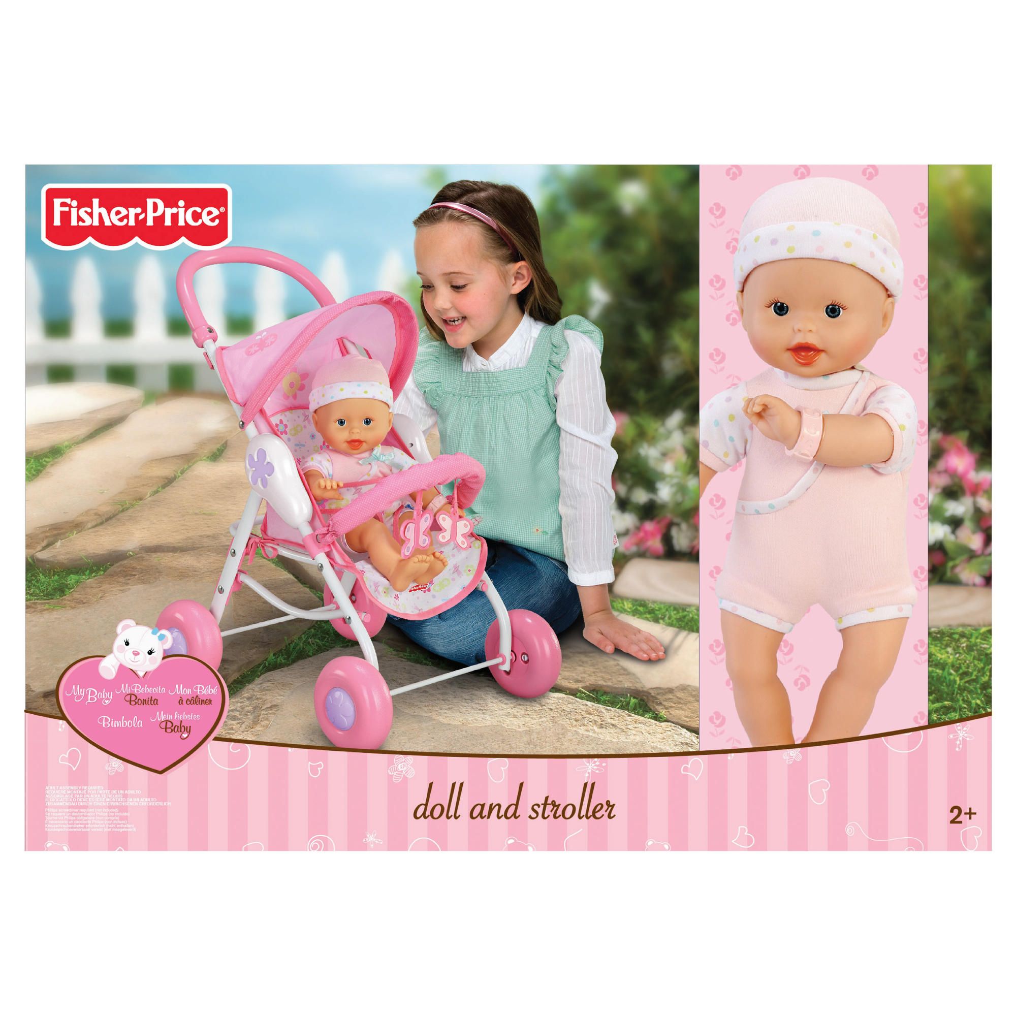 Fisher-Price Deluxe Playset - Pram, Travel bag & seat 