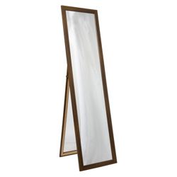 Basic Cheval Mirror - Dark Wood Effect