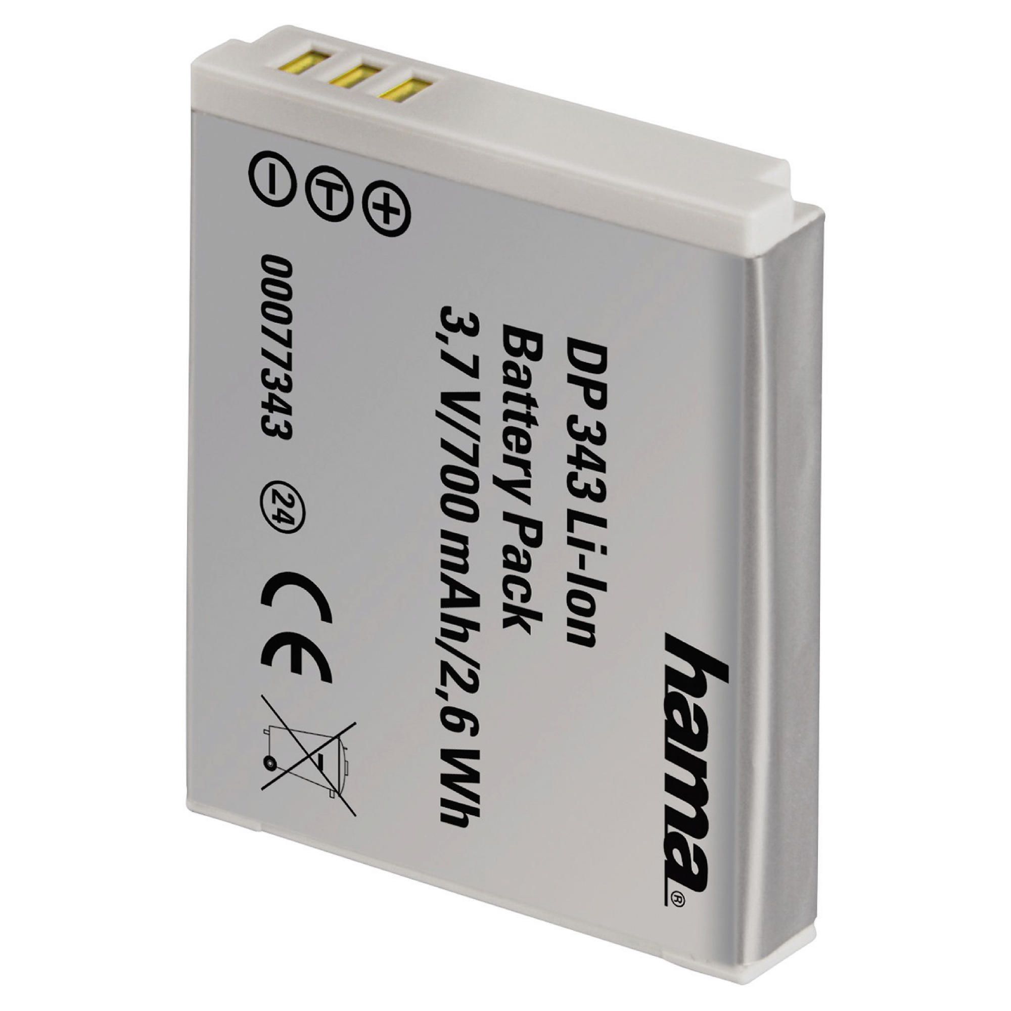 Hama DP 343 Li-Ion Battery for Canon (Equivalent to Canon NB-6L battery)