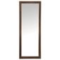 Basic Mirror - Dark Wood Effect 97x37cm
