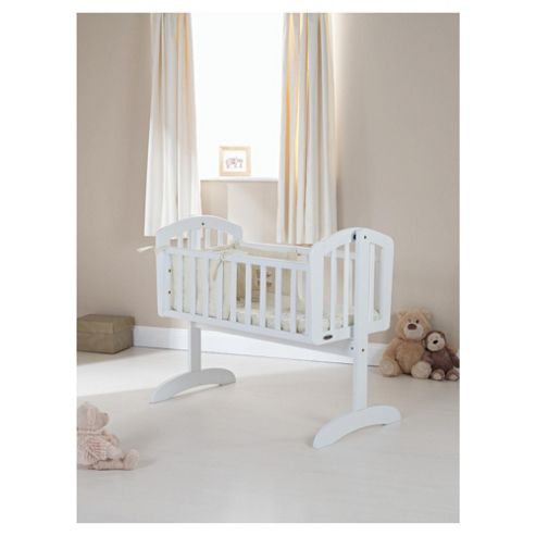 Image of Obaby Sophie Swinging Crib, White