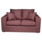 Maison Small Fabric Sofa Aubergine