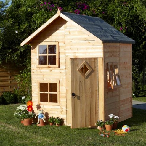 Image of Finewood Croft Wooden Playhouse, 5ft X 5.5ft