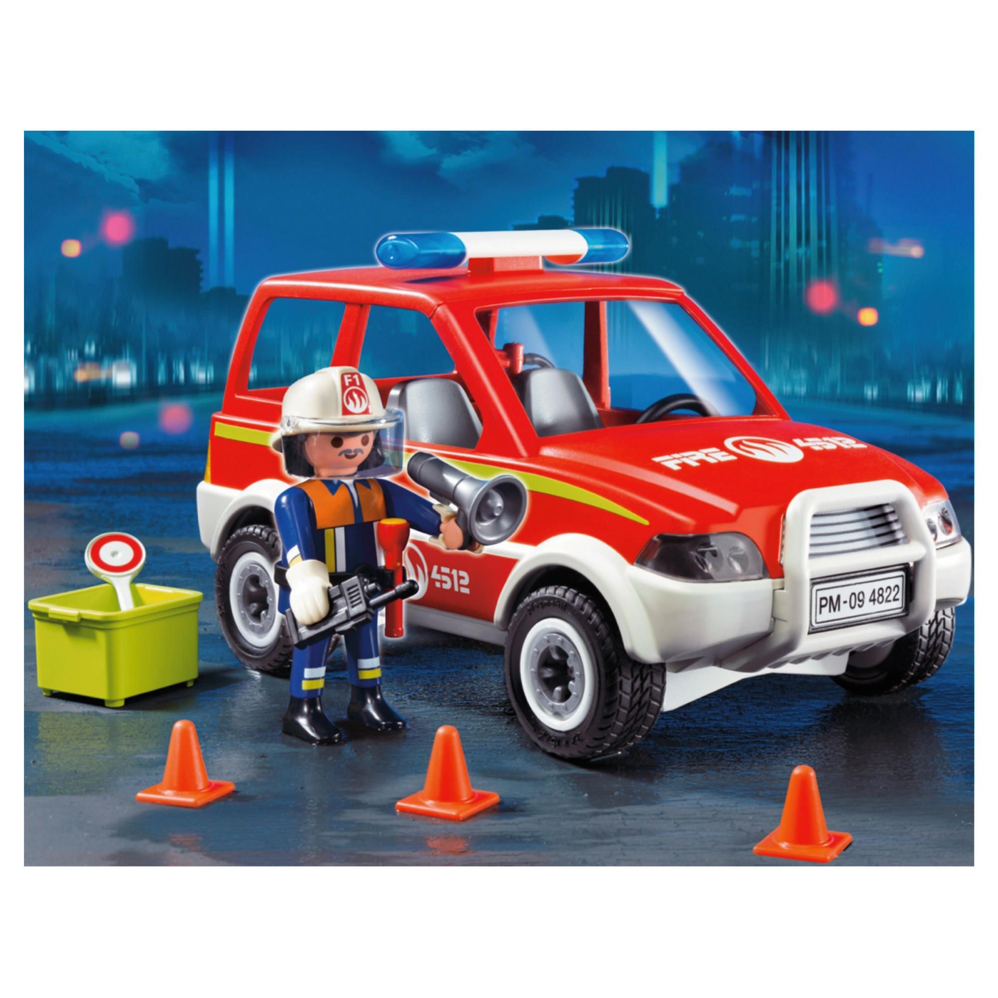 Playmobil Fire Chief & Car