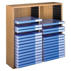 Hama Wooden Rack for 40 DVD Cases
