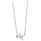 Sterling Silver Hummingbird Pendant, 41cm+5cm Extender