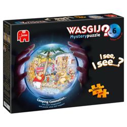 Jumbo Games Wasgij Mystery 6 Camping Commotion 1000 Piece Jigsaw Puzzle